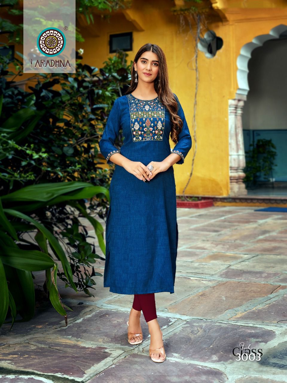 Aradhna Fashion Class Vol 3 Ethnic Wear Wholesale Kurtis Catalog